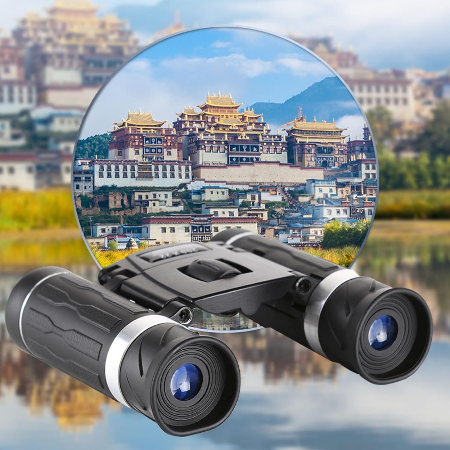 22x40 Zoom Binoculars - Phone High Power Binoculars - Large View Binoculars - Portable Durable Binoculars for Sightseeing, Concerts, Bird Watching, Concerts