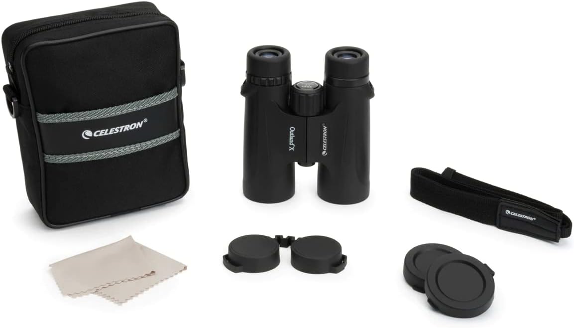 Celestron – Outland X 10x50 Binoculars – Waterproof  Fogproof – Binoculars for Adults – Multi-Coated Optics and BaK-4 Prisms – Protective Rubber Armoring, Black