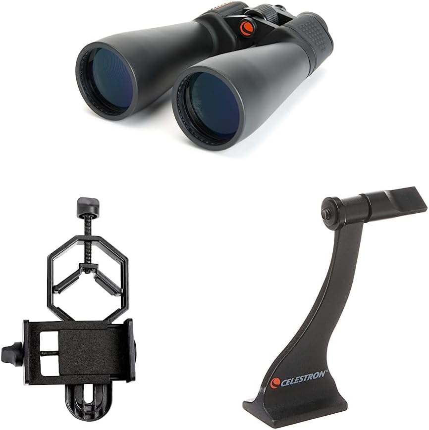 Celestron - SkyMaster Giant 15x70 Binoculars Astronomy Binoculars - Binoculars for Stargazing and Long Distance Viewing - Includes Tripod Adapter and Case