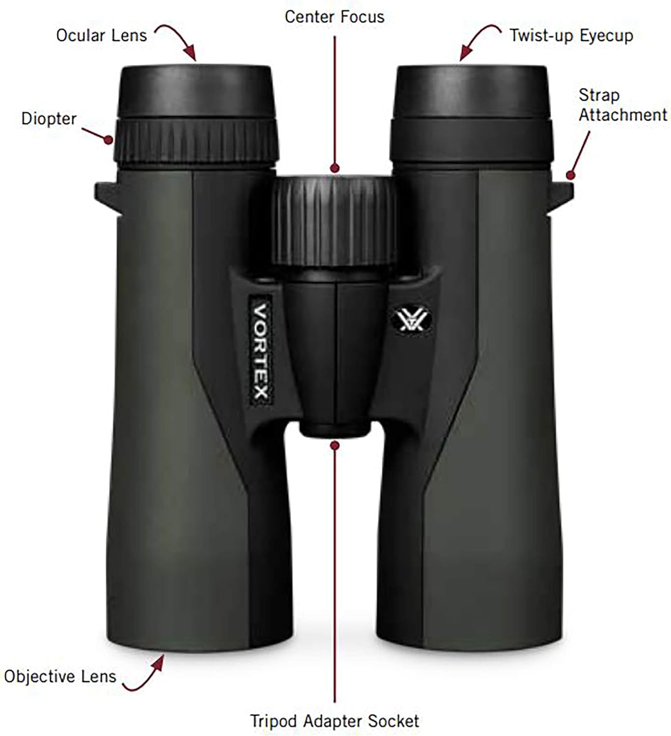 Vortex Optics Crossfire HD 10x42 Binoculars
