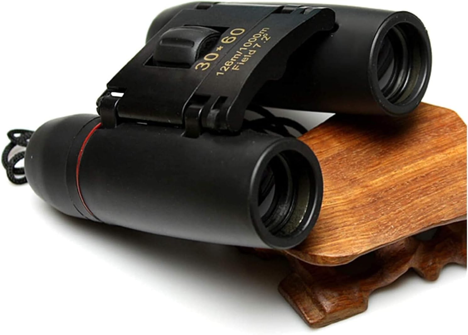 Binoculars Professional High Power Hd Day Binoculars 30 X 60 Zoom Telescope Outdoor Travel Folding Telescope Bag Black