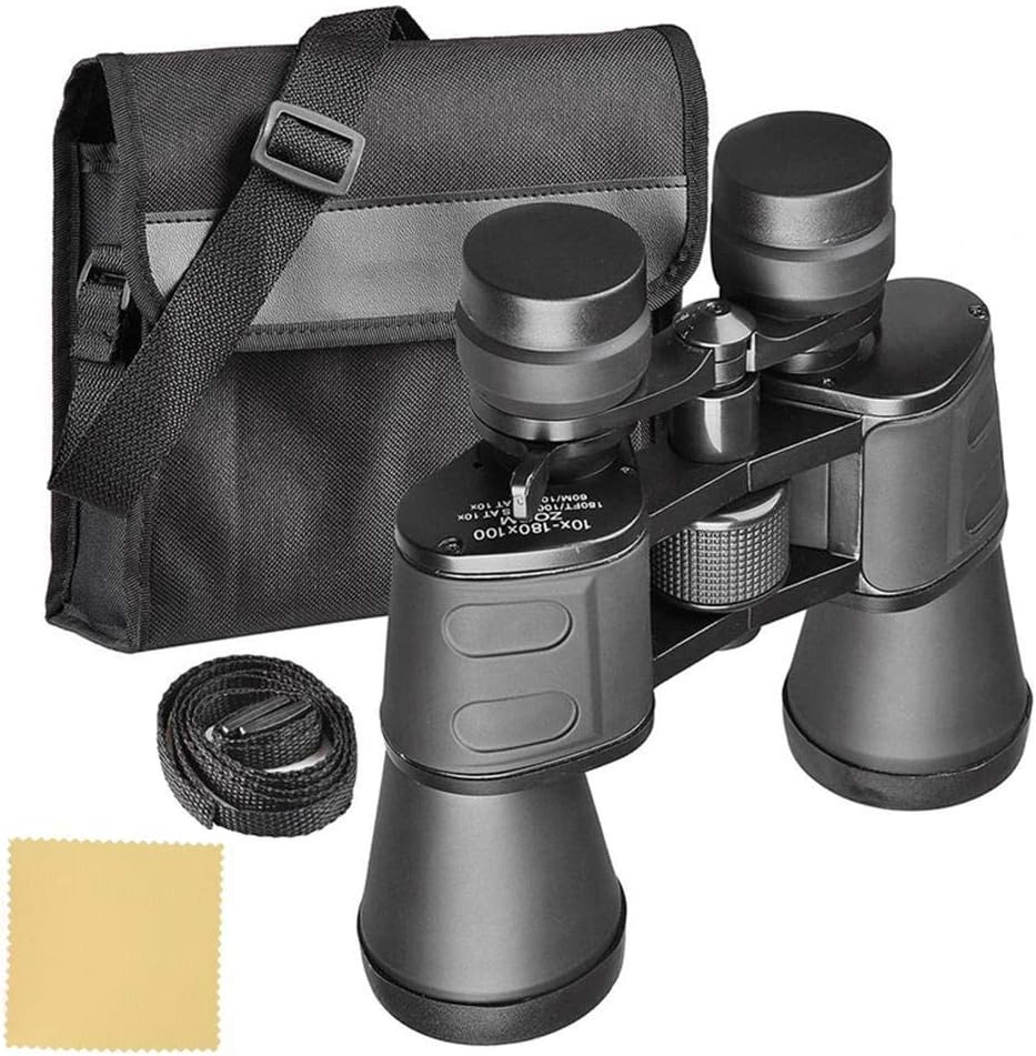 Binoculars Telescope,10-180x100 High Magnification Long Range Wide Angle Professional Zoom Binoculars for Bird Watching Travel Hunting Concerts