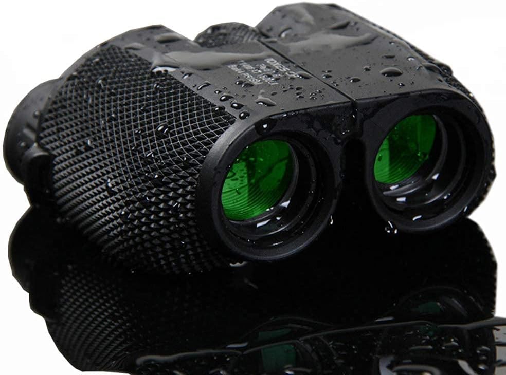 Telescope 10X25 HD Marine Binoculars Zoom Rangefinder Compass Telescope Eyepiece Waterproof Nitrogen Army Green