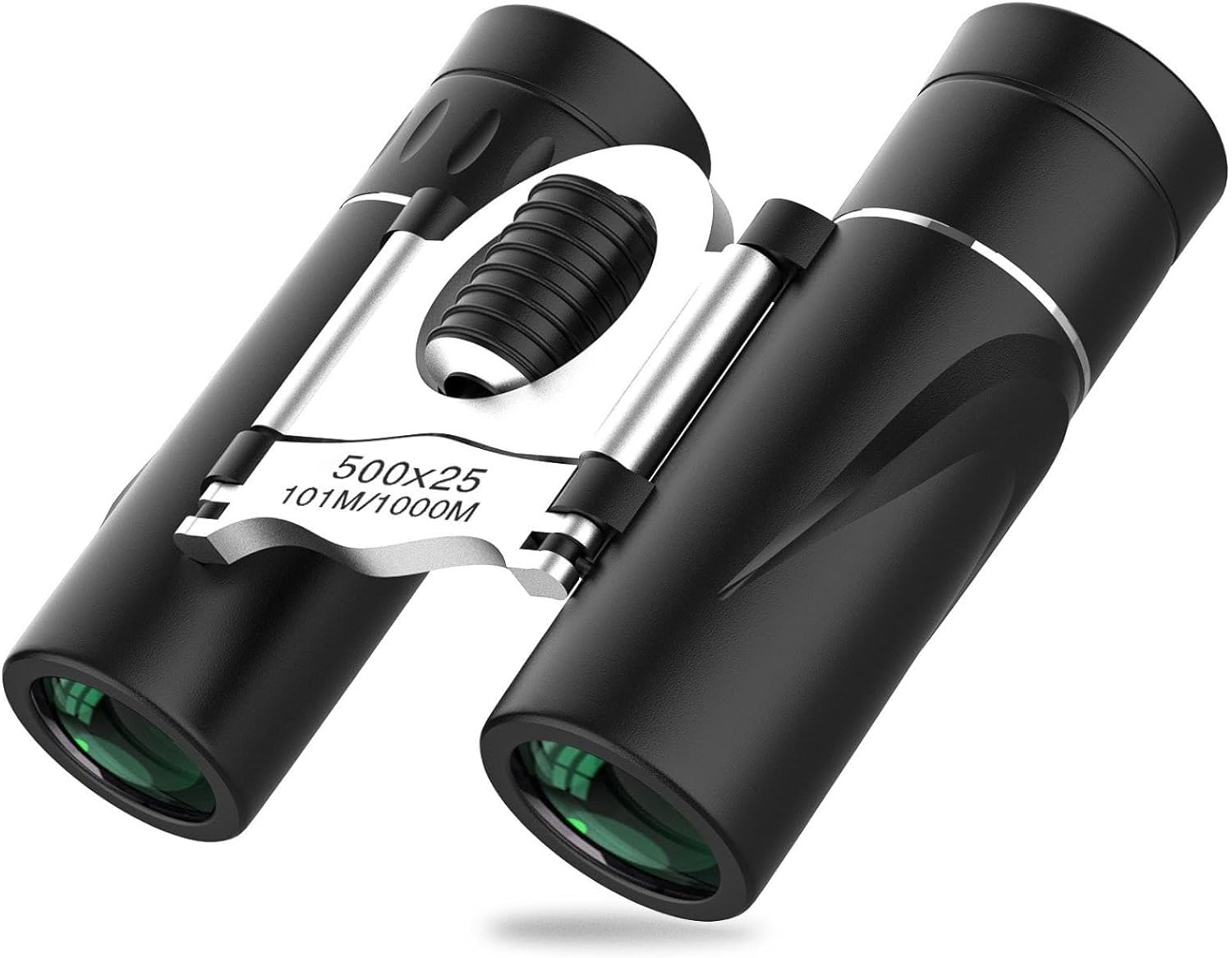 Zoom Binoculars, High Definition Low- Night Vision Travel Folding Telescope with Phone Clip,Clear Optics, Easy to Focus, Portable for Watching Outdoor, for Kids Adults