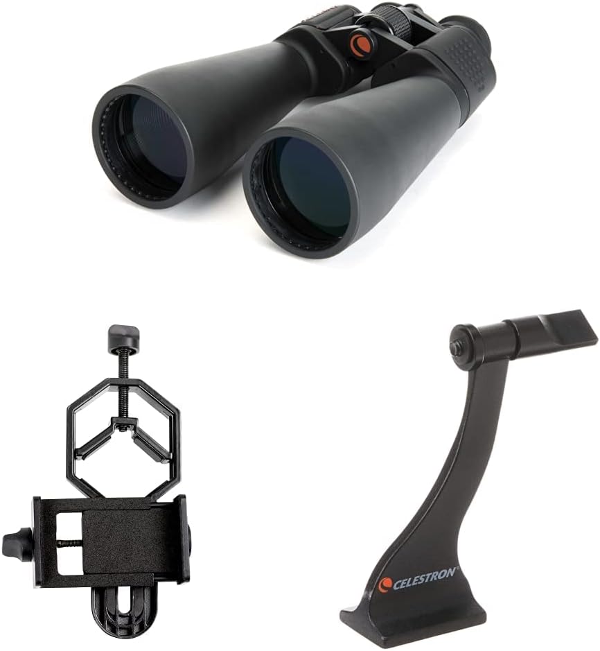 Celestron – SkyMaster 25X70 Binocular – Outdoor and Astronomy Binoculars – Powerful 25x Magnification – Large Aperture for Long Distance Viewing – Multi-Coated Optics – Carrying Case Included