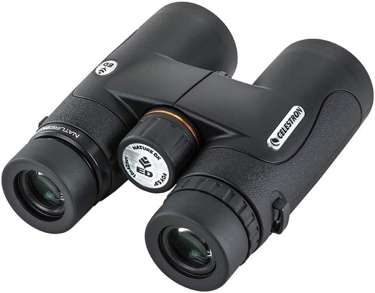 Celestron–Nature DX ED 10x50 Premium Binoculars – Extra-Low Dispersion Objective Lenses–Outdoor and Birding Binocular–Fully Multi-Coated with BaK-4 Prisms–Rubber Armored–Fog  Waterproof Binoculars