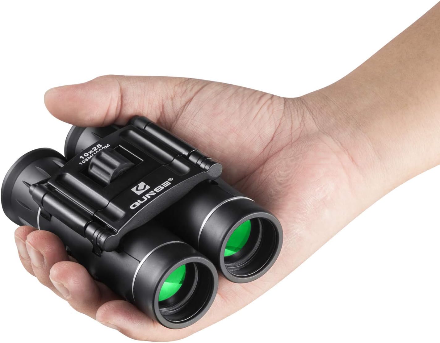 Mini Pocket Small Binoculars, 10x25 Bird Watching Compact Folding Binoculars with Waterproof for Adults/Kids/Travelling/Sightseeing/Hunting