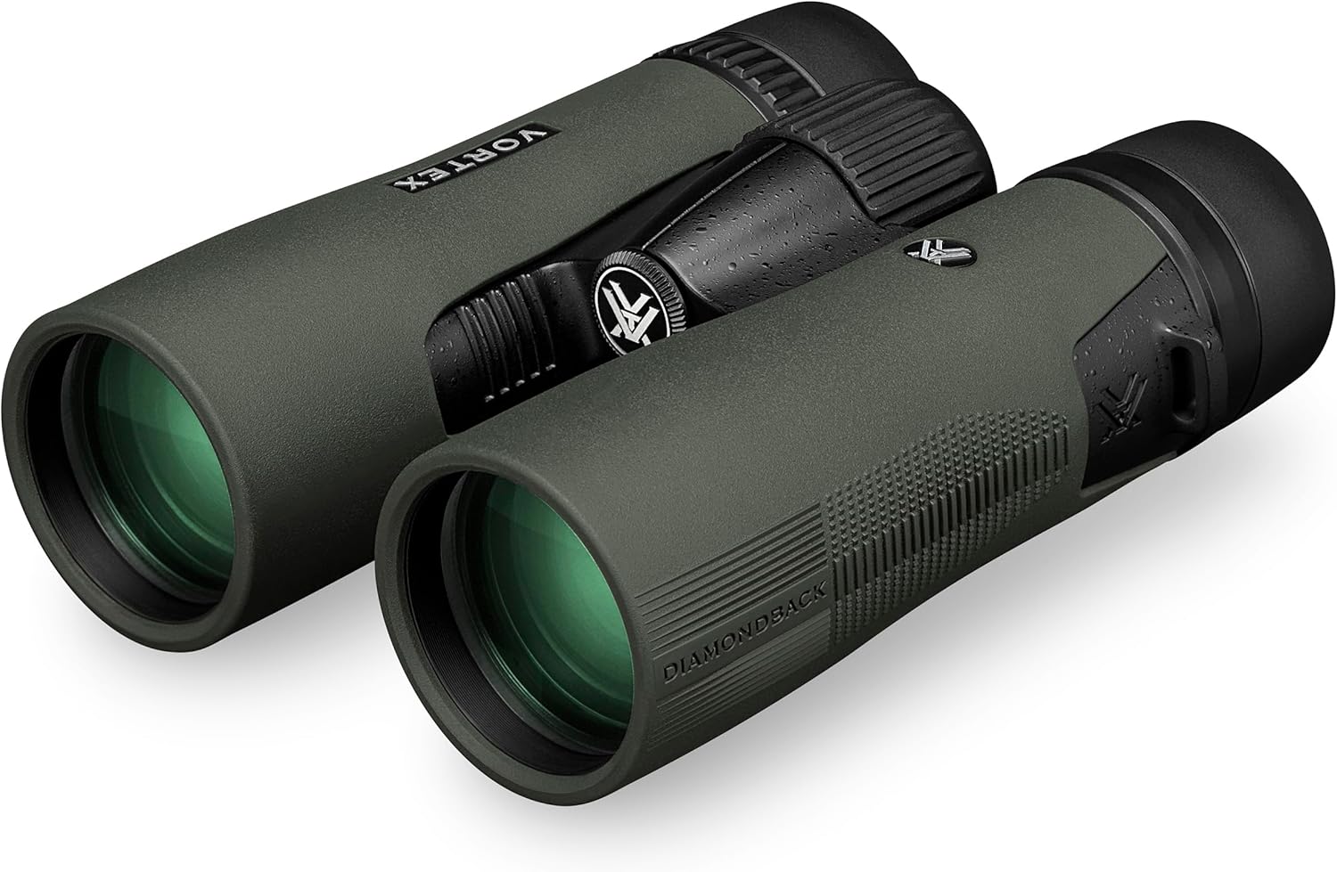 Vortex Optics Diamondback HD 8x32 Binoculars - HD Optical System, Non-slip Grip, Waterproof, Fogproof, Shockproof, Included Carry Case - Unlimited, Unconditional Warranty