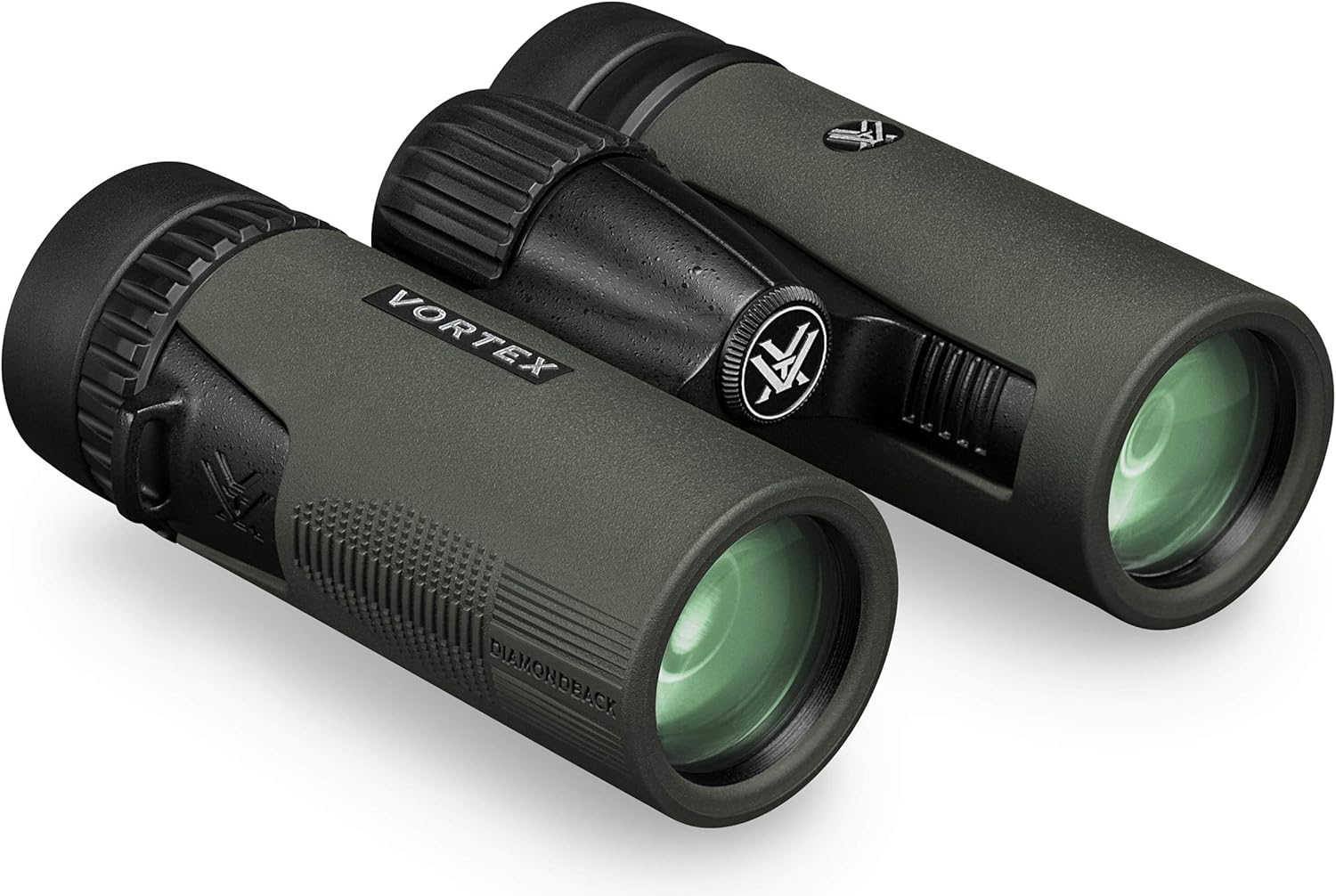 Vortex Optics Diamondback HD 8x32 Binoculars - HD Optical System, Non-slip Grip, Waterproof, Fogproof, Shockproof, Included Carry Case - Unlimited, Unconditional Warranty