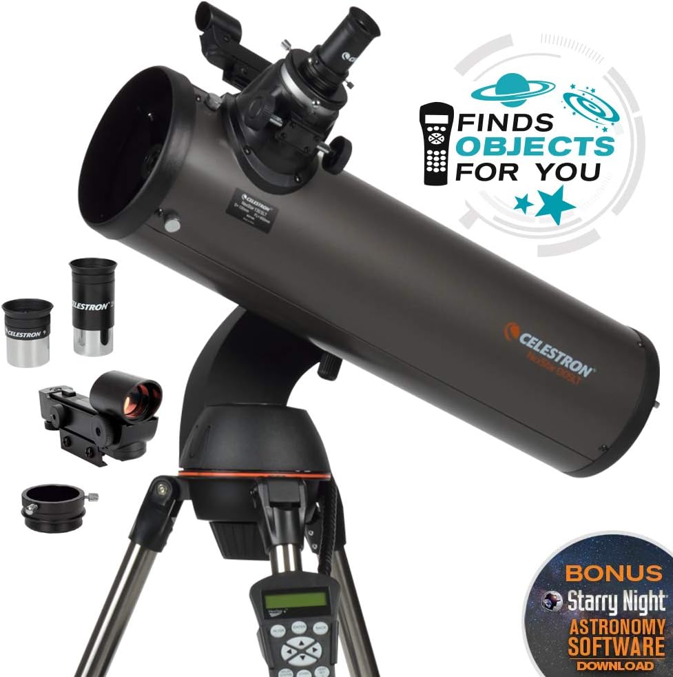 Celestron - NexStar 90SLT Computerized Telescope - Compact and Portable - Maksutov-Cassegrain Optical Design - SkyAlign Technology - Computerized Hand Control - 90mm Aperture