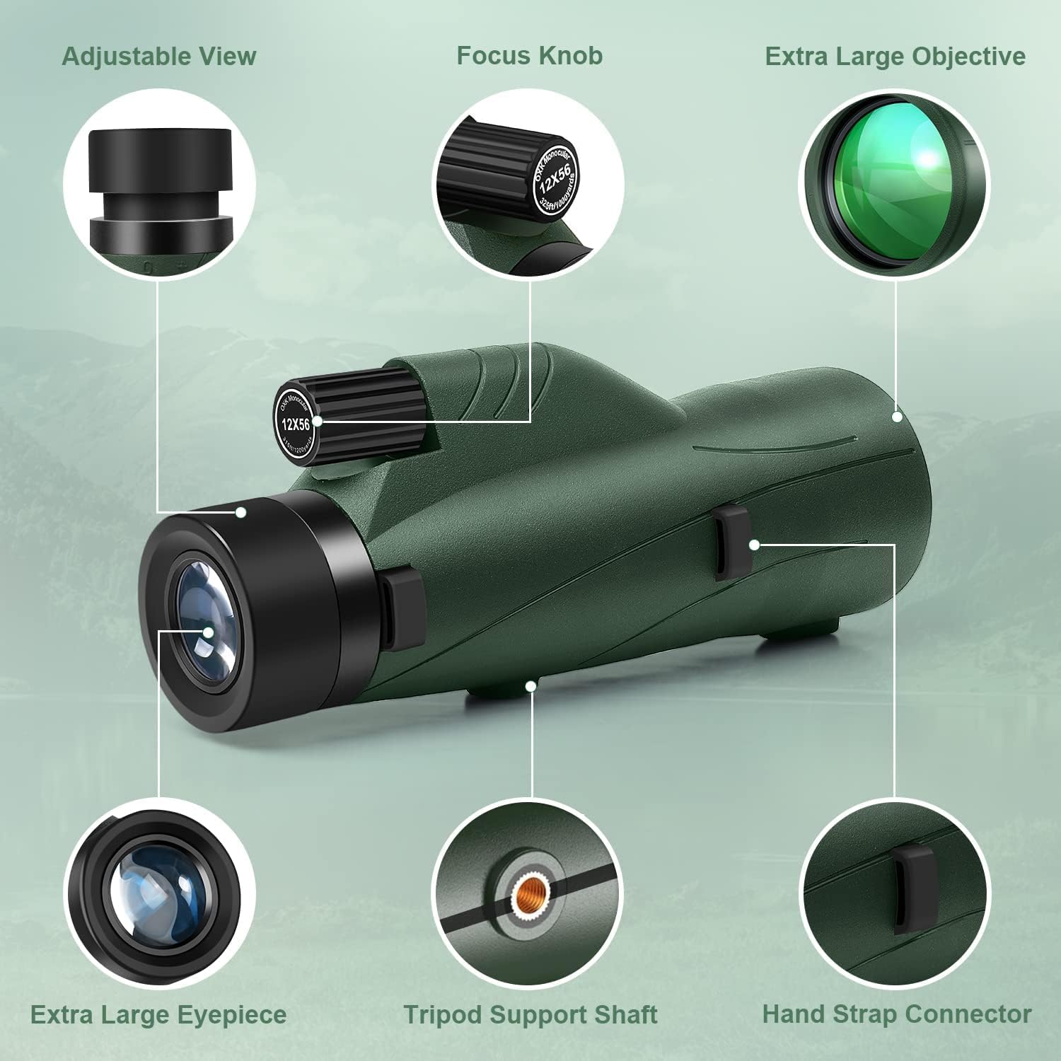 12×56 High Power Monocular Telescope Review