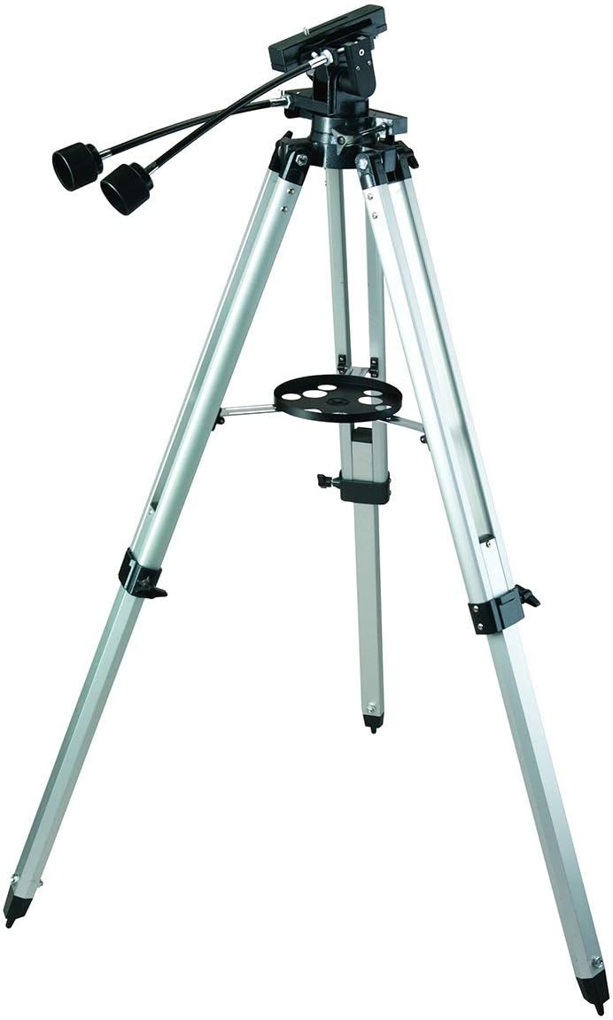 Celestron – Heavy Duy Alt-Azimuth Tripod – Sturdy Extendable Aluminum Tripod – Use for Spotting Scope, Binocular, Camera, and Small Telescope – Slow Motion Handles for Smooth Small Adjustments