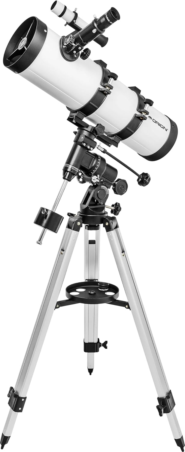 Orion Observer 134mm Equatorial Reflector Telescope for Astronomy Beginners to Intermediate. Portable Yet Sturdy for Adult  Family Stargazing