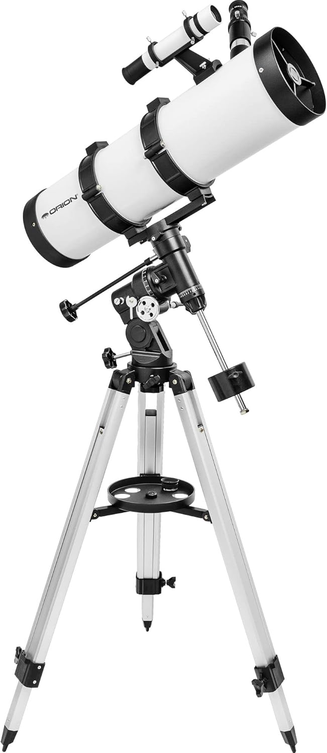 Orion Observer 134mm Equatorial Reflector Telescope for Astronomy Beginners to Intermediate. Portable Yet Sturdy for Adult  Family Stargazing