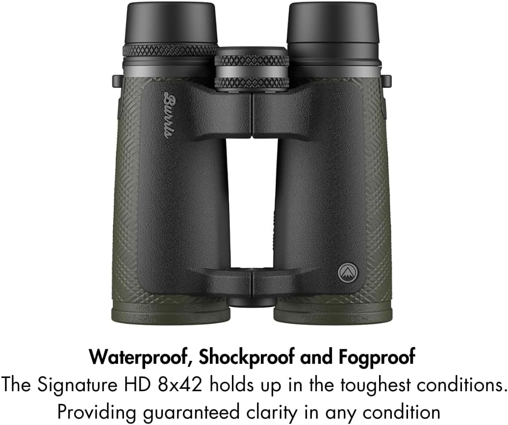 Burris Optics 10x42 Signature HD Laser Rangefinding Binoculars for Hunting, Shooting, Birdwatching and More.