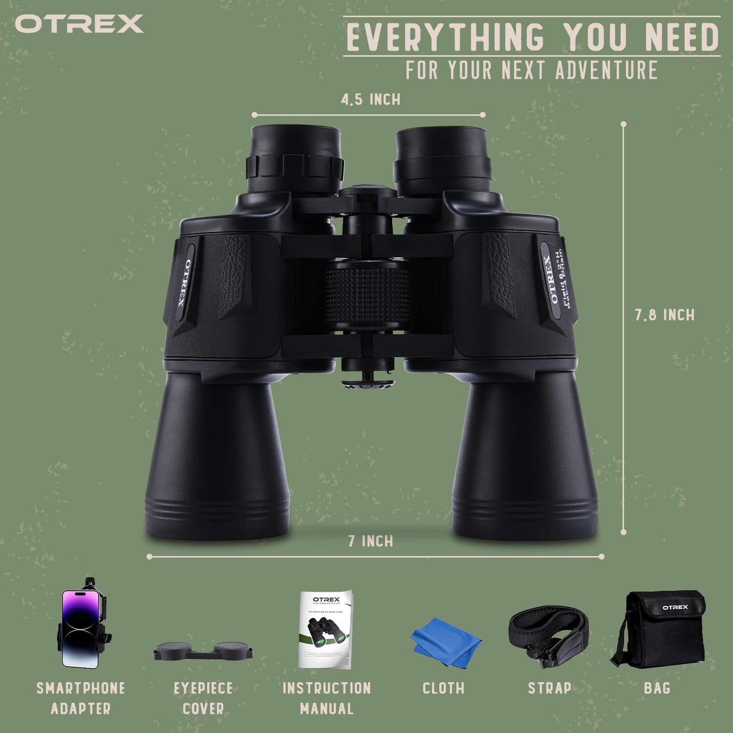 10×50 High Powered Compact Binoculars Review