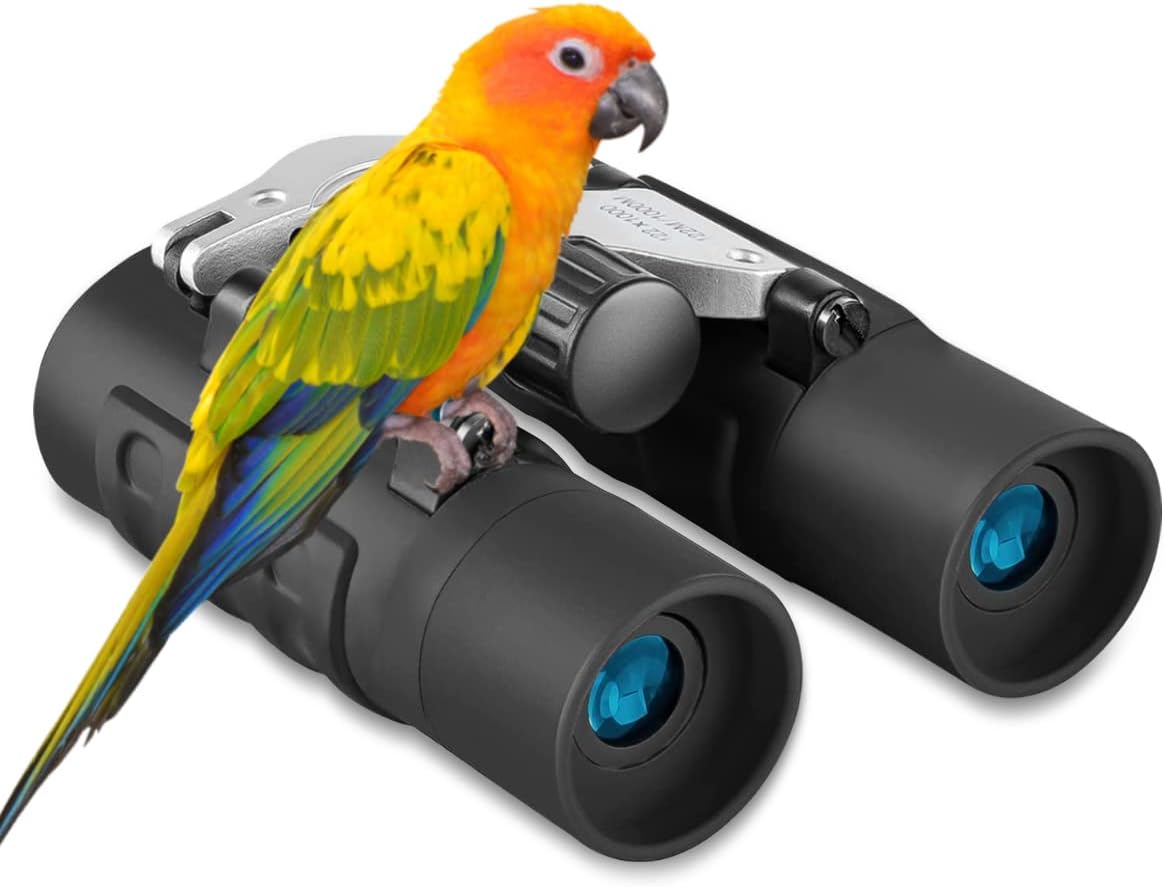 Binoculars 122x1000 Compact with Clear Low Light Vision, Large Eyepiece Binocular for Adults Kids,High Power Easy Focus Binoculars for Bird Watching,Outdoor Hunting,Travel,Sightseeing