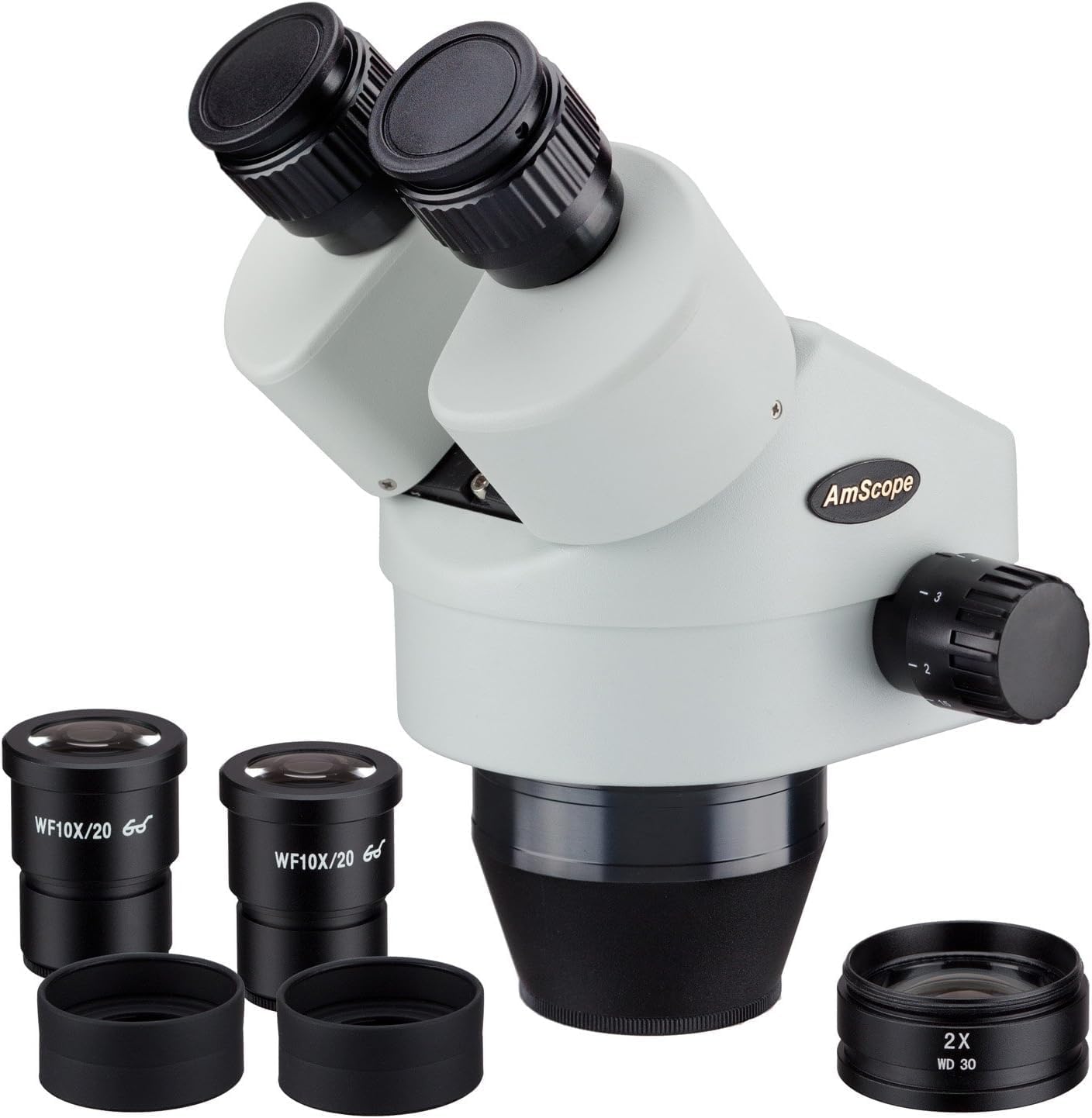 AmScope SM790B 7X-90X Binocular Zoom Power Stereo Microscope Head