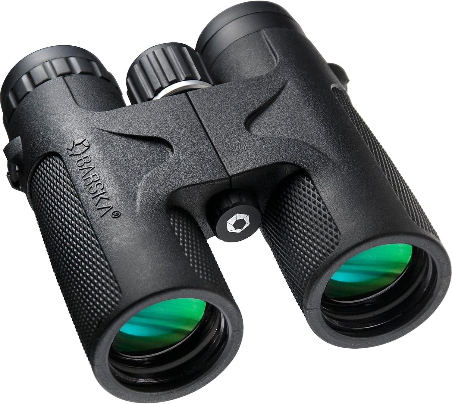 Barska Blackhawk 42mm Binoculars – Waterproof Fogproof, BAK-4 Prism, Multi-Coated Optics, Rugged Rubber Armor, for Hunting, Bird Watching  Outdoor Use