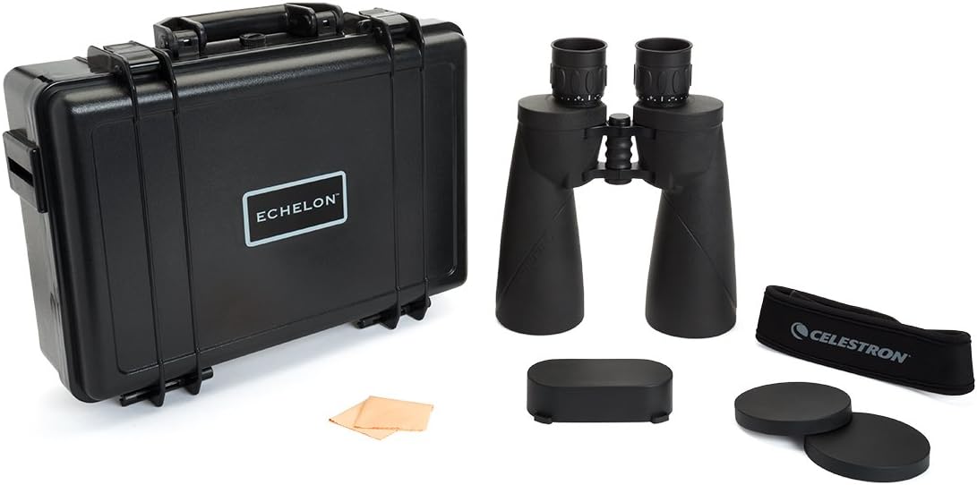 Celestron – Echelon 20x70 Porro Binocular – Large Aperture Outdoor and Astronomy Binocular – Fully Multi-Coated XLT Coating – Fully Waterproof – Tripod Adaptable and Carrying Case Included