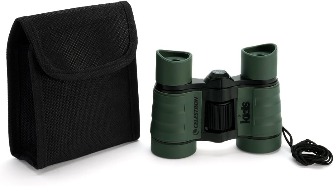 Celestron Kids Let Your Child Explore The Outdoors Binocular, Green (72044)