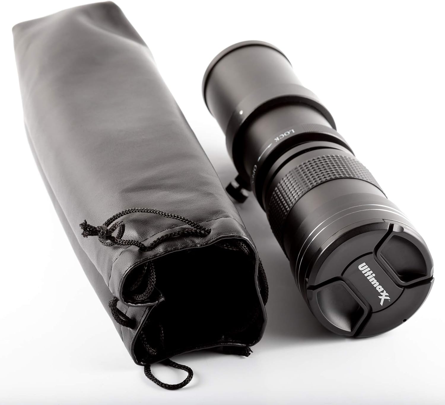 Ultimaxx 420-800mm f/8.3-16 Super HD Manual Telephoto Zoom T-Mount Lens + 2X Converter Essential Bundle for Canon EOS M5, M6, M6 Mark II, M10, M50, M50 Mark II, M100, M200  Other EF-M Mount Cameras