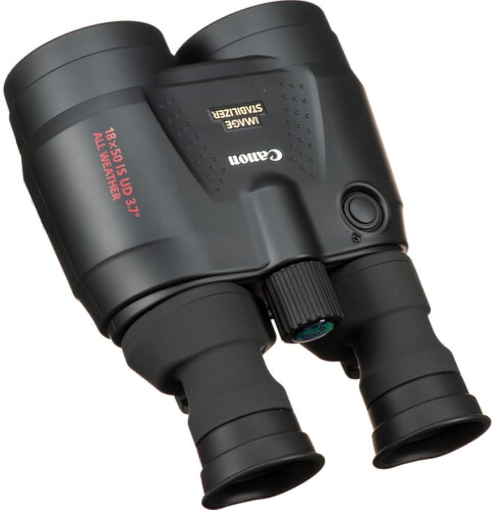 Canon 18x50 Image Stabilization All-Weather Binoculars w/Case, Neck Strap  Batteries