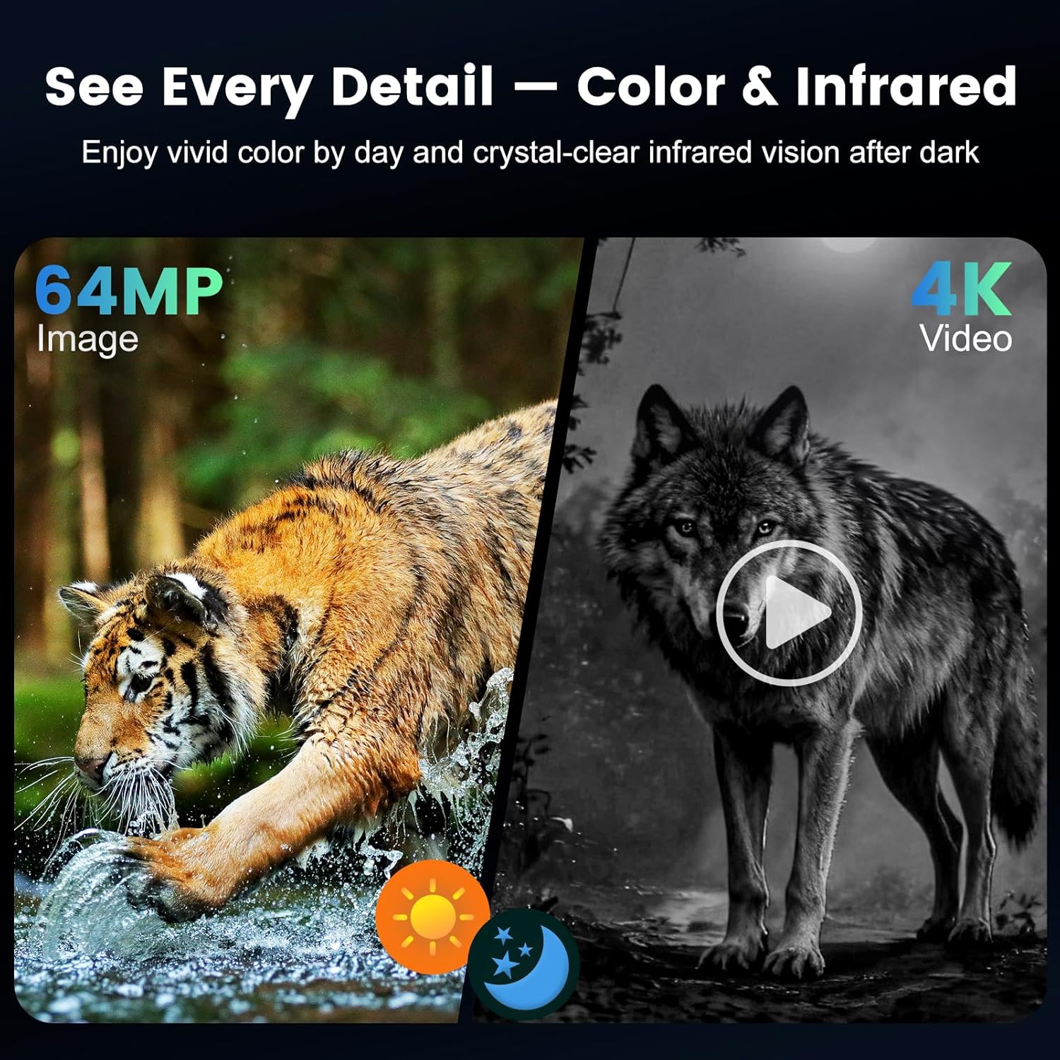 MAXDONE Night Vision Goggles - 4K Night Vision Binoculars for Adults with 5000mAh Fast Charging Battery, 8X Zoom, f/1.4 HD Camera, 32GB Card and 1968FT Viewing Range for Camping Hunting Security MAXDONE Night Vision Goggles - 4K Night Vision Binoculars for Adults with 5000mAh Fast Charging Battery, 8X Zoom, f/1.4 HD Camera, 32GB Card and 1968FT Viewing Range for Camping Hunting Security