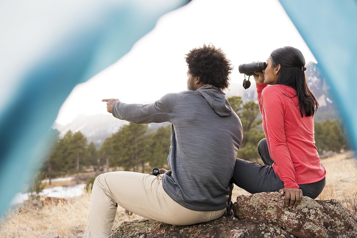 Monarch M5 10x42 (16768) Black Binoculars Bundle with Lens Pen, and Cleaning Cloth, Compact High Powered Binoculars for Adults for Hunting, Bird Watching, and Hiking Essentials, Lightweight