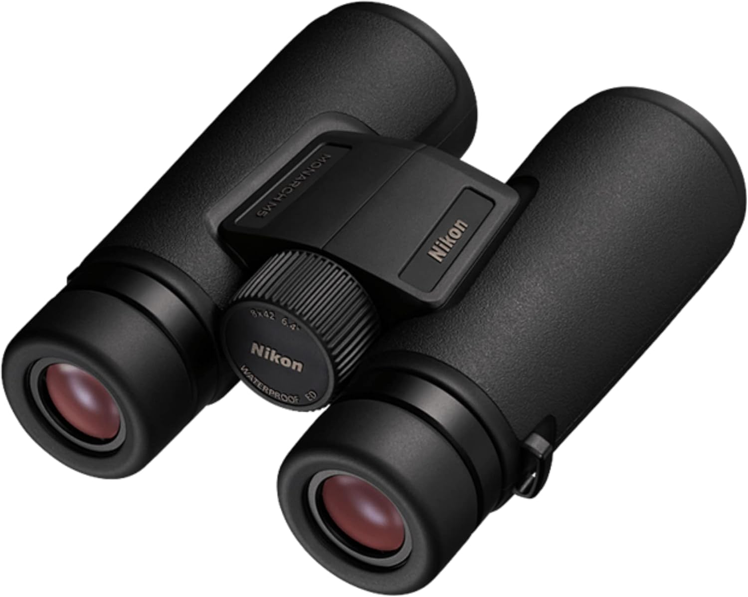 Monarch M5 10x42 (16768) Black Binoculars Bundle with Lens Pen, and Cleaning Cloth, Compact High Powered Binoculars for Adults for Hunting, Bird Watching, and Hiking Essentials, Lightweight