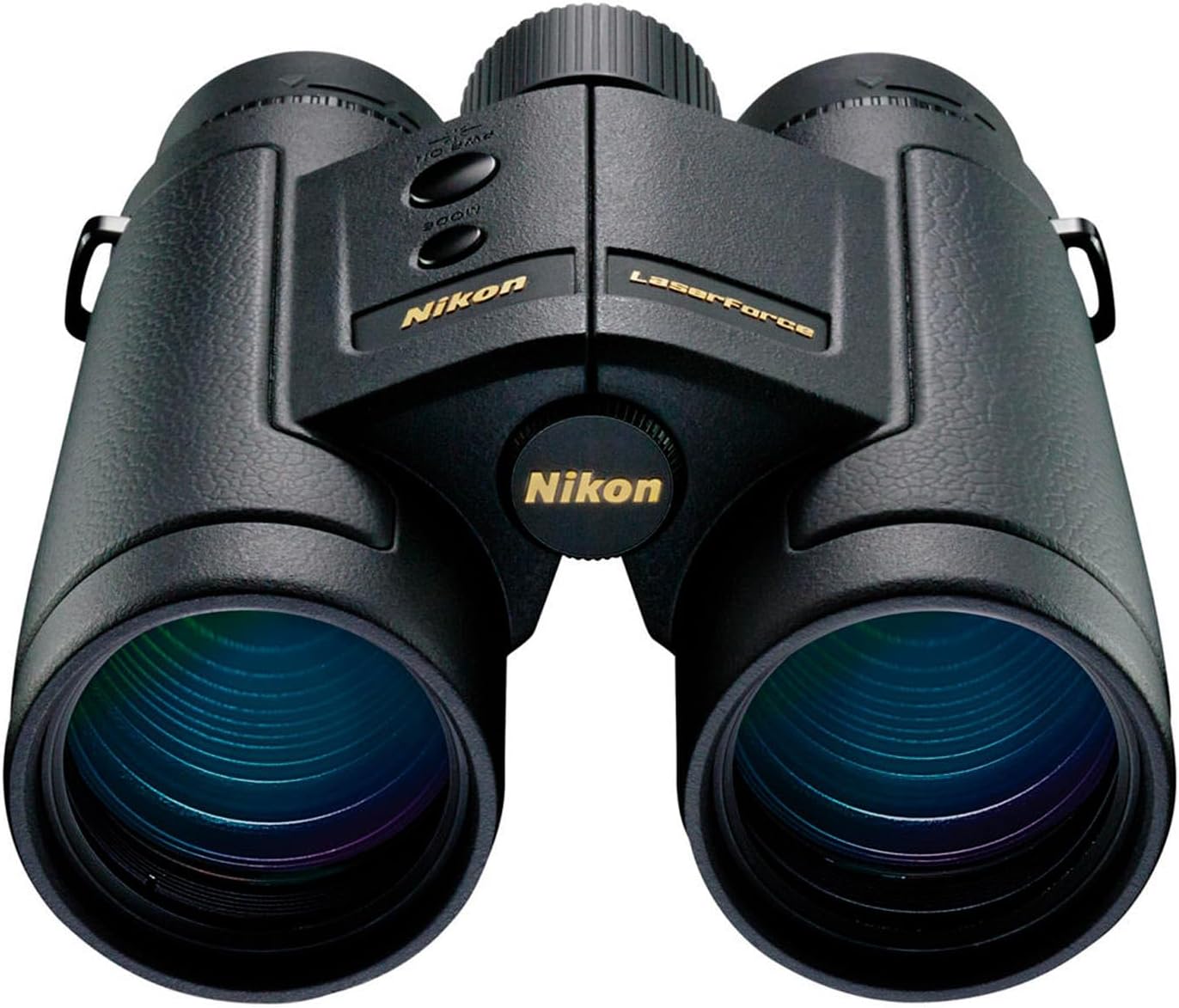 Nikon LaserForce 10x42 Rangefinder Binocular - 10-1900 Yard Range Waterproof Fogproof Precision Distance Measuring Hunting Binoculars - Fully Multicoated Lenses, Bright Display - Tripod Adaptable Nikon LaserForce 10x42 Rangefinder Binocular - 10-1900 Yard Range Waterproof Fogproof Precision Distance Measuring Hunting Binoculars - Fully Multicoated Lenses, Bright Display - Tripod Adaptable