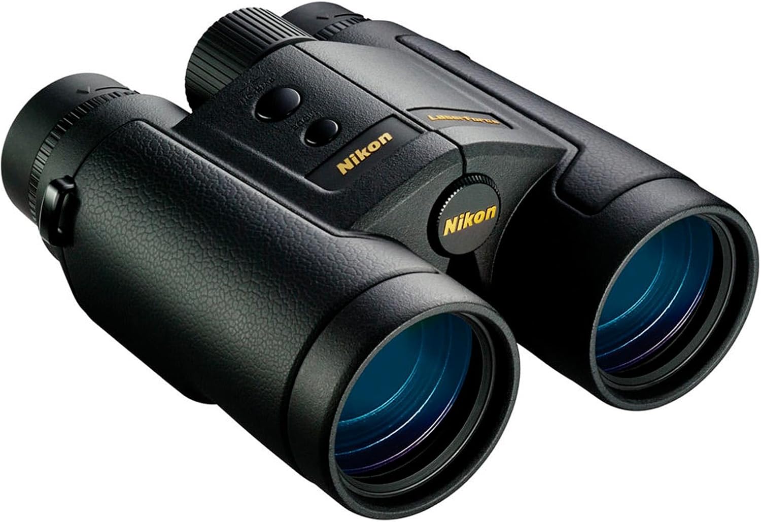 Nikon LaserForce 10x42 Rangefinder Binocular - 10-1900 Yard Range Waterproof Fogproof Precision Distance Measuring Hunting Binoculars - Fully Multicoated Lenses, Bright Display - Tripod Adaptable Nikon LaserForce 10x42 Rangefinder Binocular - 10-1900 Yard Range Waterproof Fogproof Precision Distance Measuring Hunting Binoculars - Fully Multicoated Lenses, Bright Display - Tripod Adaptable