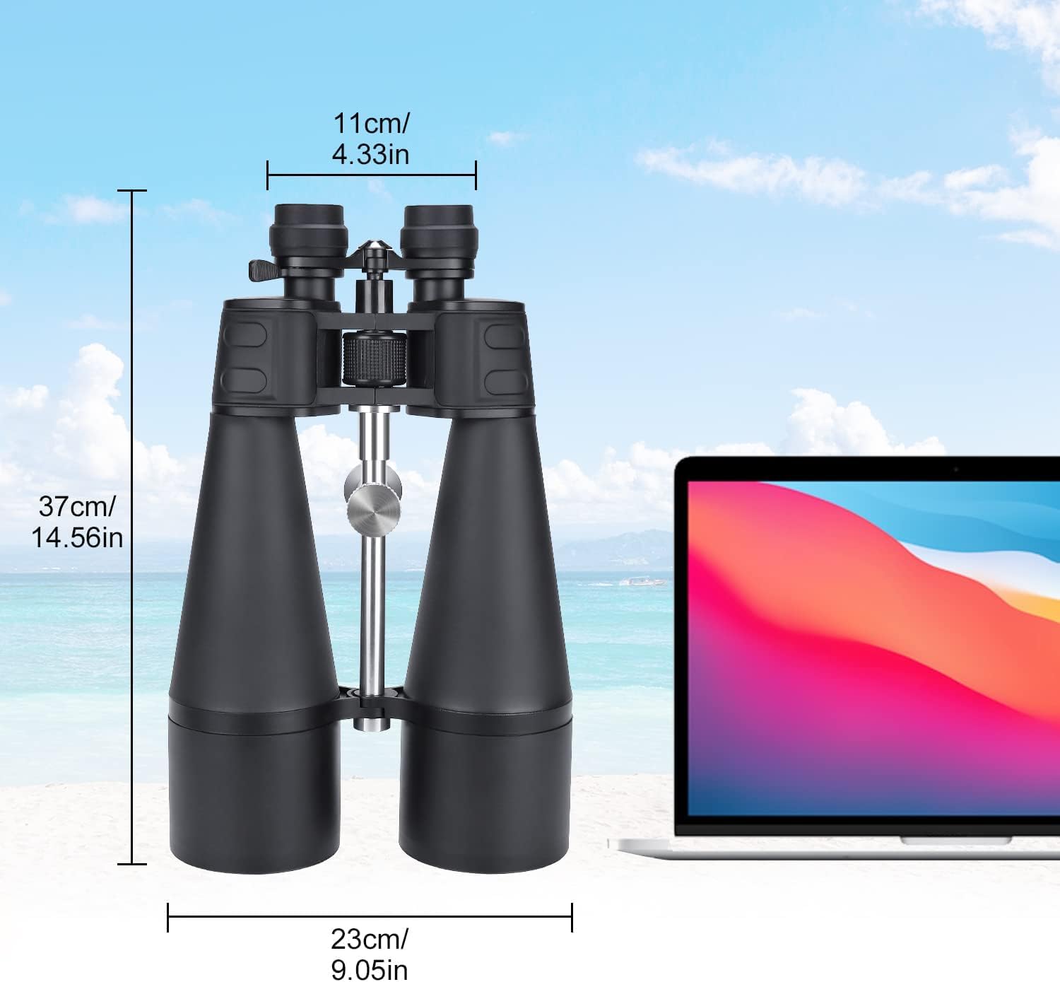 30-260X80 High Power Binoculars for Adults, Outdoor Long Range Binoculars for Birdwatching Hunting Stargazing Travel with Tripod Adapter and Carrying Case (Black, 30-260X80)