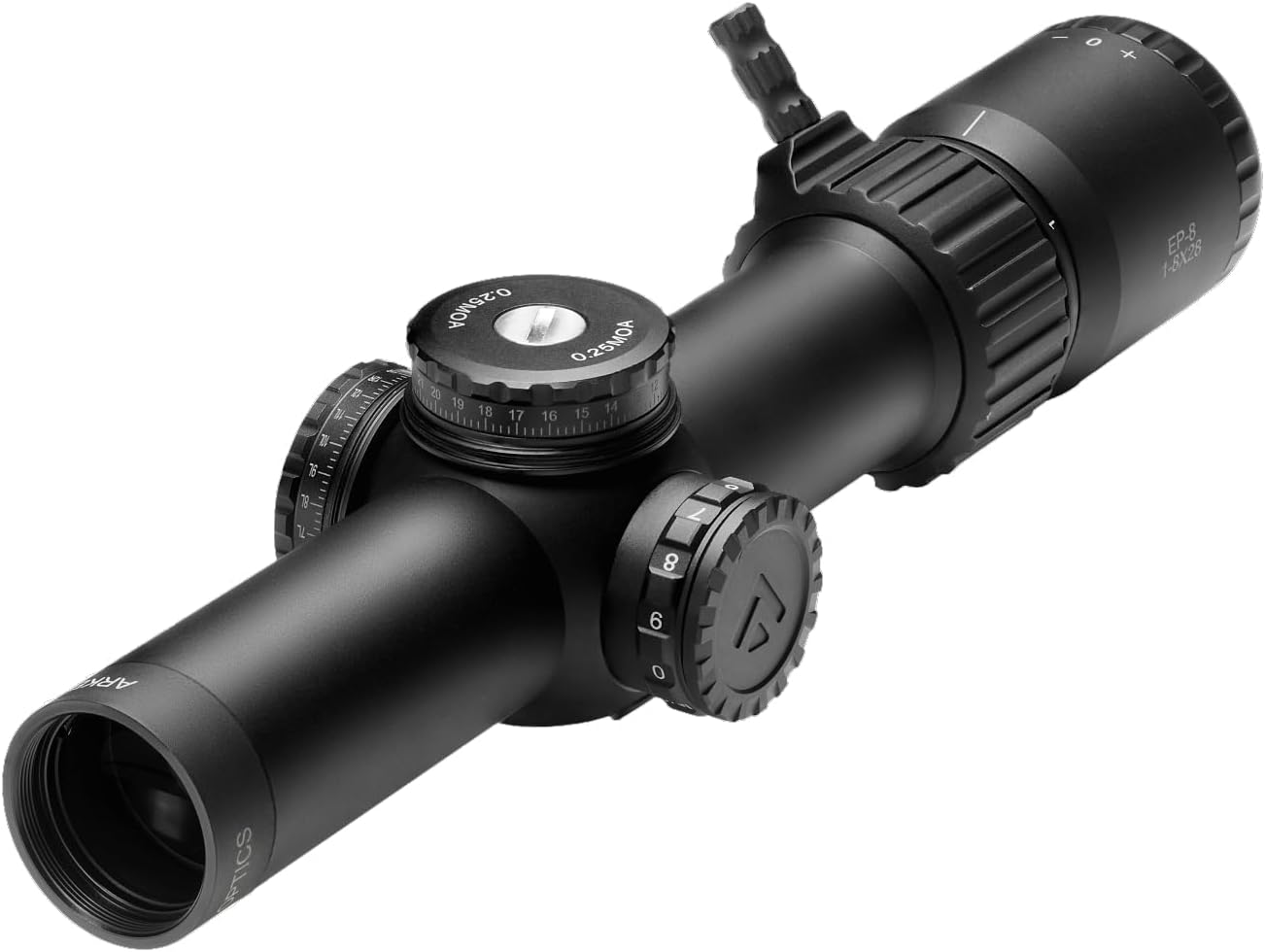 Arken Optics EP8 1-8x28 LPVO First Focal Plane Riflescope 34mm Tube Arken Optics EP8 1-8x28 LPVO First Focal Plane Riflescope 34mm Tube