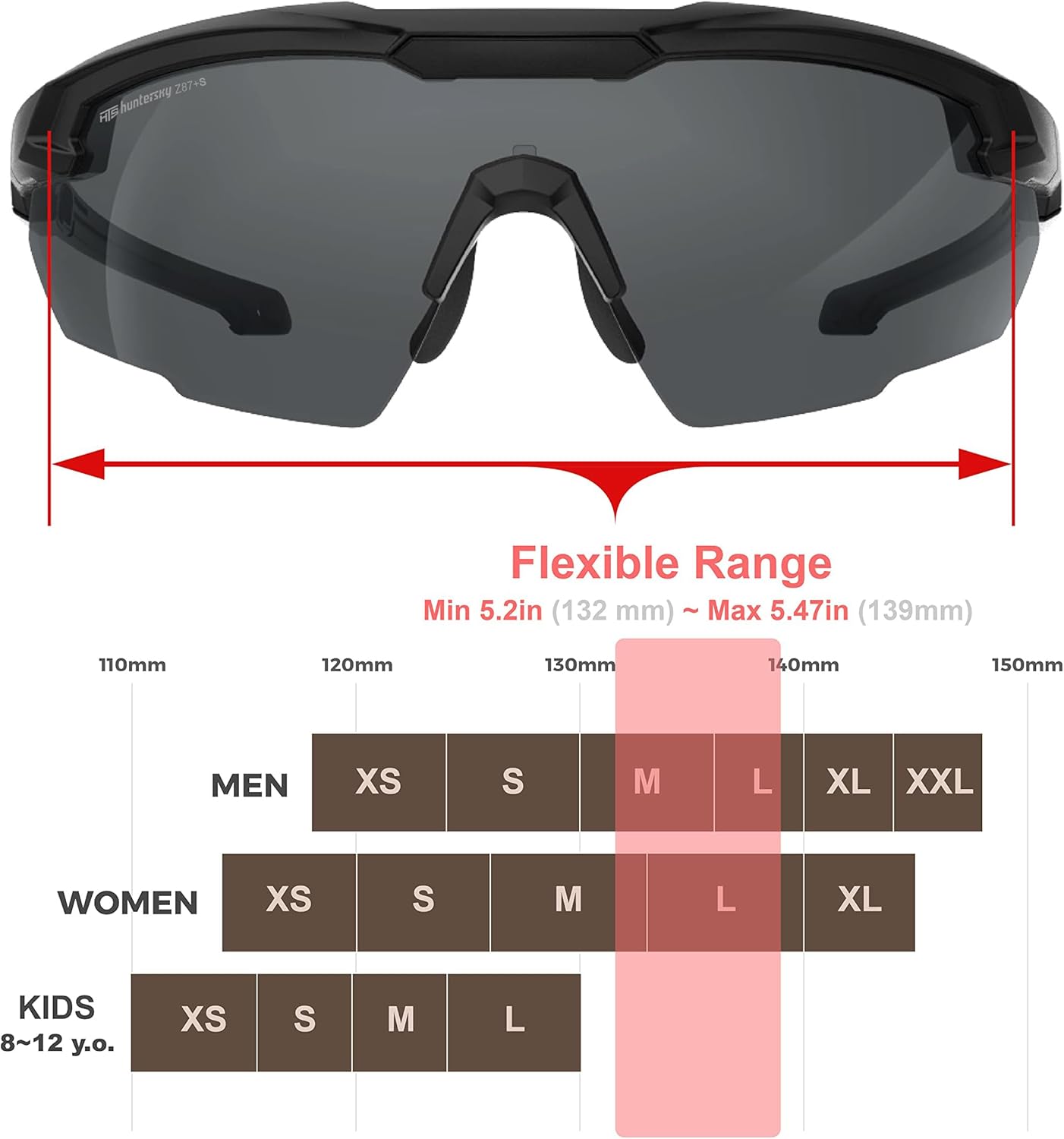 Ballistic Tactical Shooting Glasses ANSI Z87+ UV400 Protective Eyewear