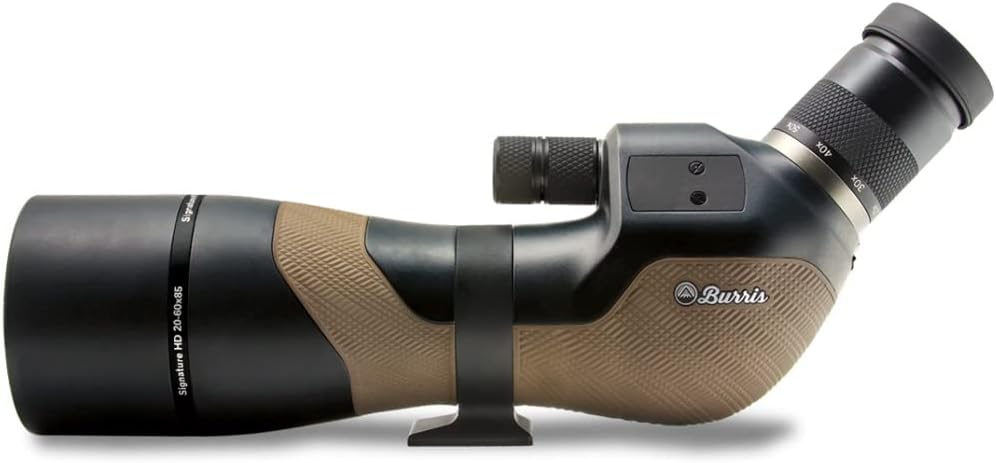 Burris Lightweight Versatile Signature HD Angled Spotting Scope 20-60x85mm for Hunting and Long Range Target Shooting