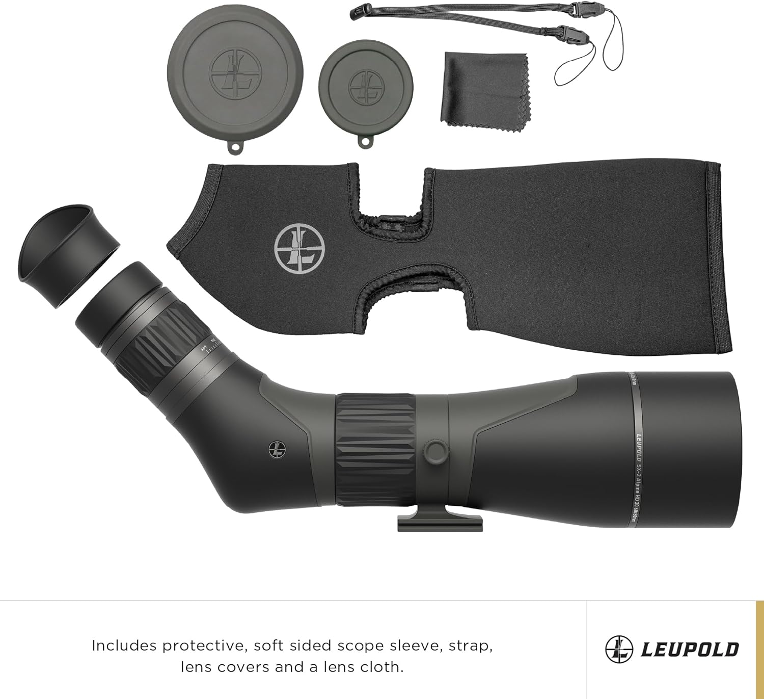 Leupold SX-2 Alpine HD Spotting Scope, Angled