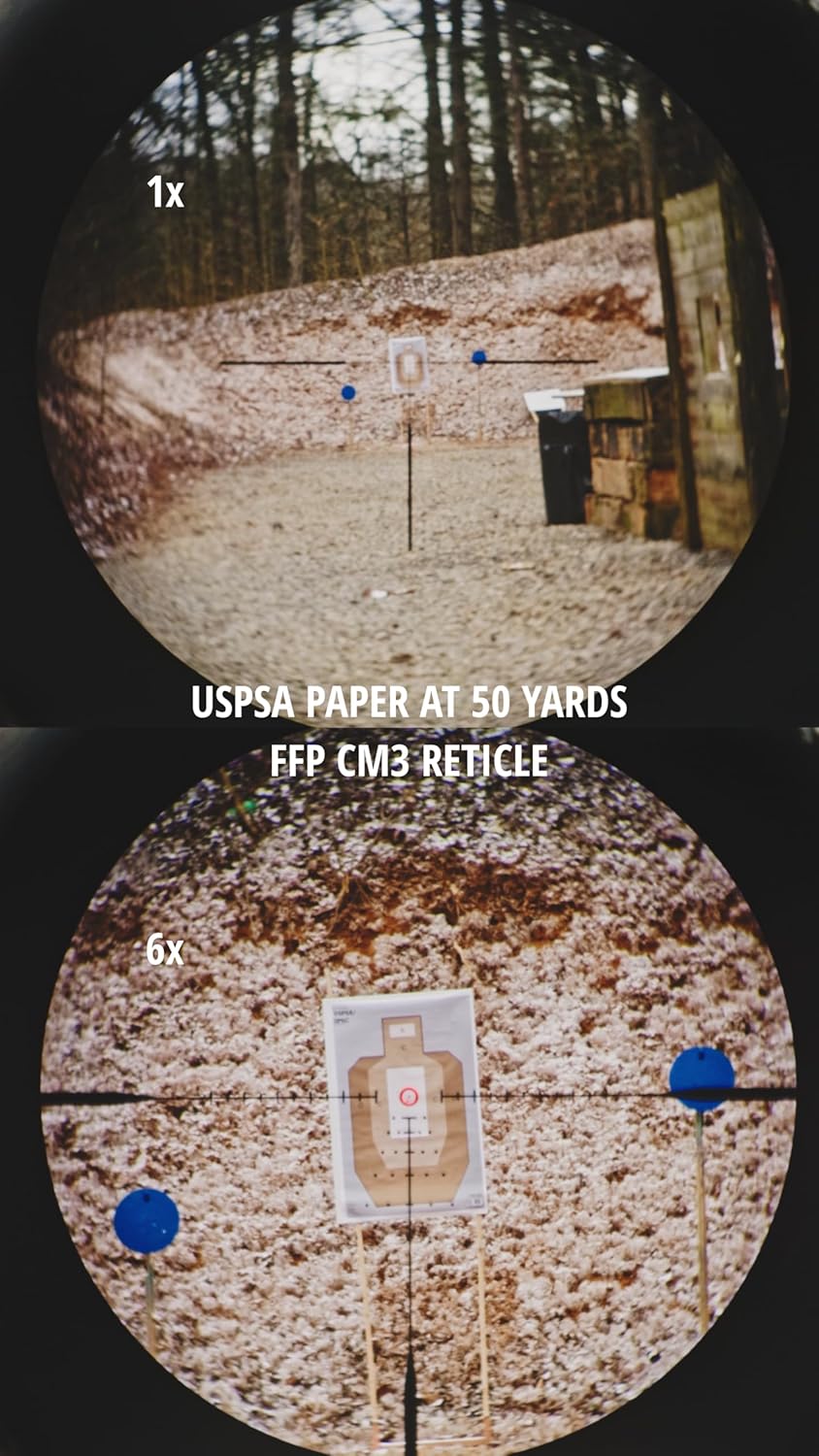Monstrum Panzer ED 1-6x24 First Focal Plane FFP LPVO Scope