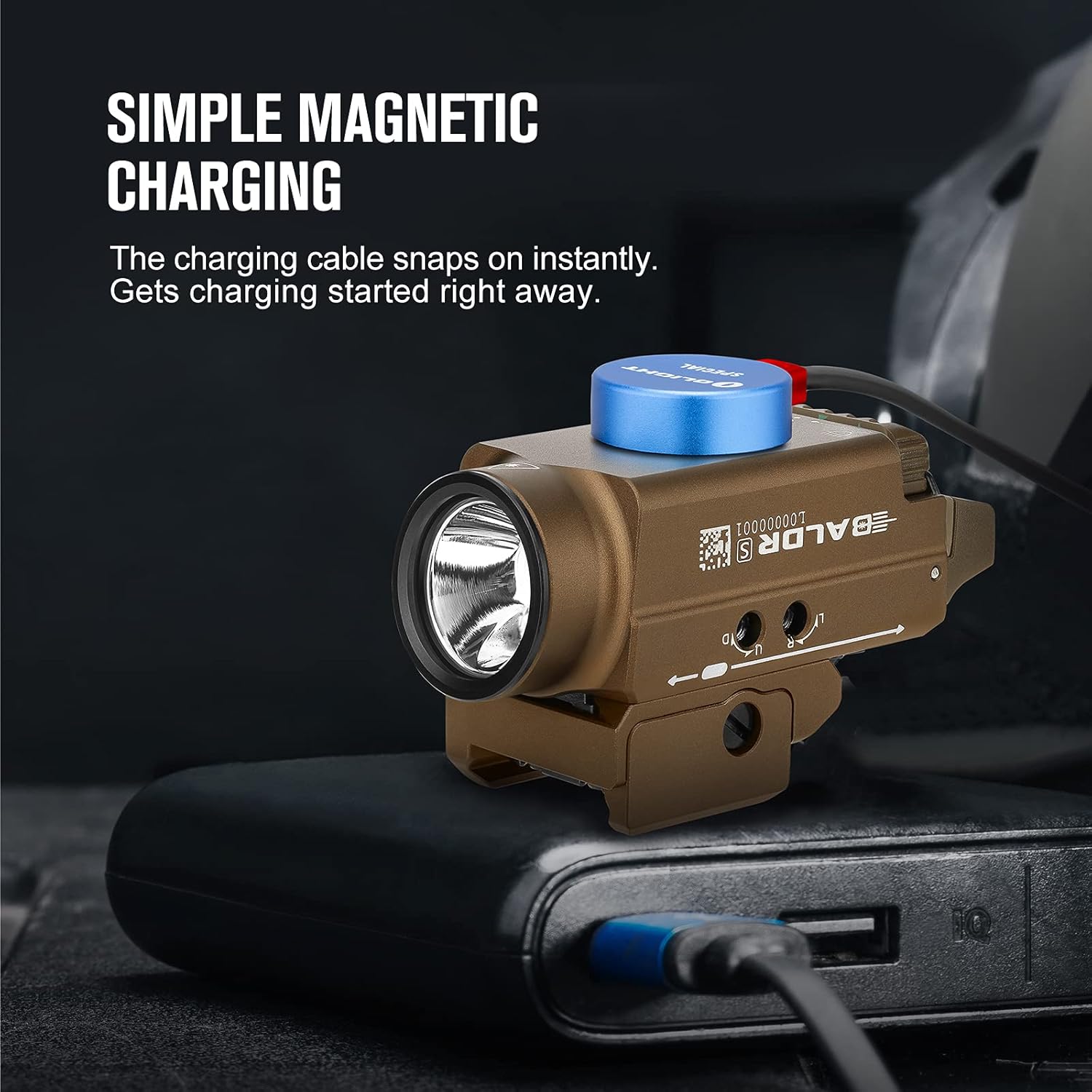 OLIGHT Baldr S 800 Lumens Compact Rail Mount Weaponlight with Green Beam and White LED Combo, Magnetic USB Rechargeable Tactical Flashlight with 1913 or GL Rail, Battery Included (Black) OLIGHT Baldr S 800 Lumens Compact Rail Mount Weaponlight with Green Beam and White LED Combo, Magnetic USB Rechargeable Tactical Flashlight with 1913 or GL Rail, Battery Included (Black)