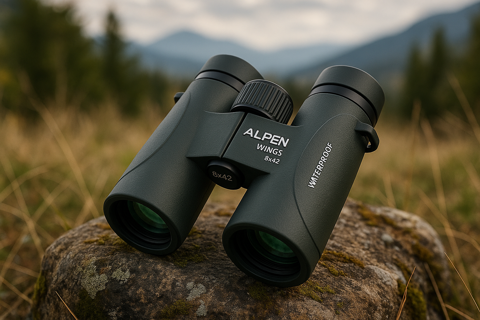 Alpen Wings 8x42 Waterproof Binoculars BAK Optics with Long Eye Relief and Fully Multi-Coated Optics Alpen Wings 8x42 Waterproof Binoculars BAK Optics with Long Eye Relief and Fully Multi-Coated Optics