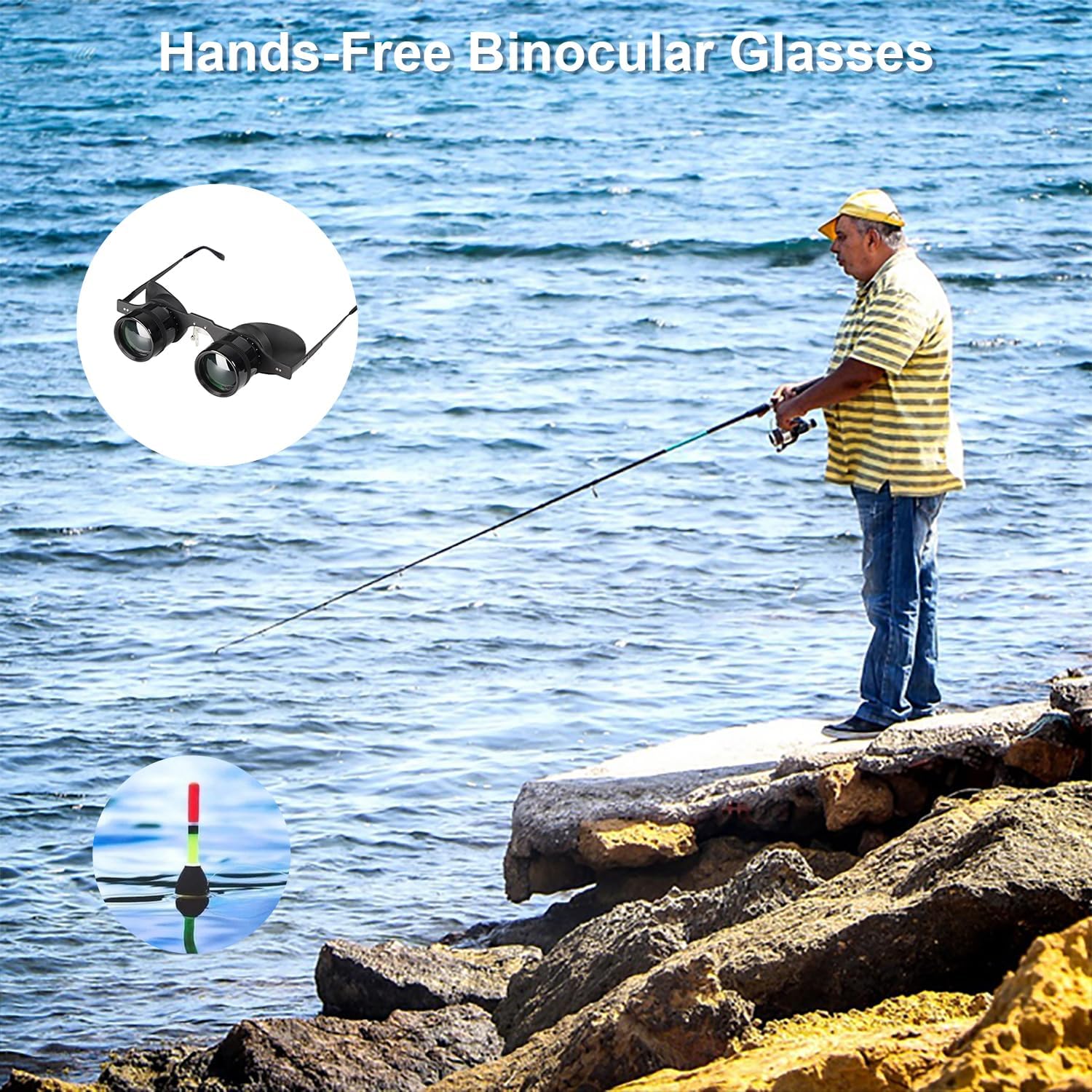 Hands-Free Binocular Glasses for Enhanced Viewing - HD Clarity, Lightweight Portable, Adjustable Focus, Perfect for Bird Watching, Sports, Concerts, Vision Impairment - User-Friendly Hands-Free Binocular Glasses for Enhanced Viewing - HD Clarity, Lightweight Portable, Adjustable Focus, Perfect for Bird Watching, Sports, Concerts, Vision Impairment - User-Friendly
