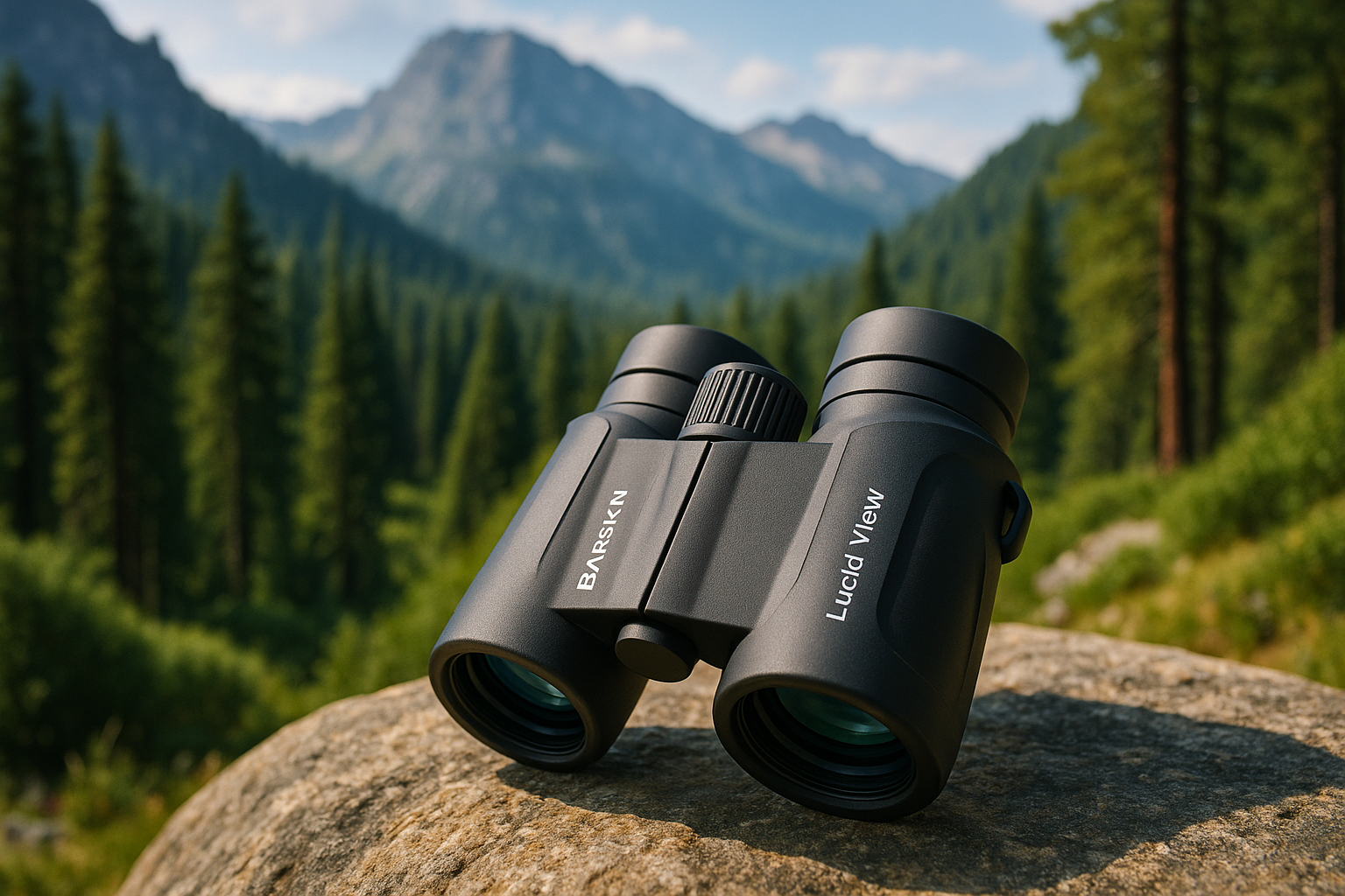 Barska Lucid View Compact Binoculars - Roof Prisms, Fully Coated Optics, Center Focus, Rubber Armor Grip – Lightweight for Hiking, Bird Watching, Travel