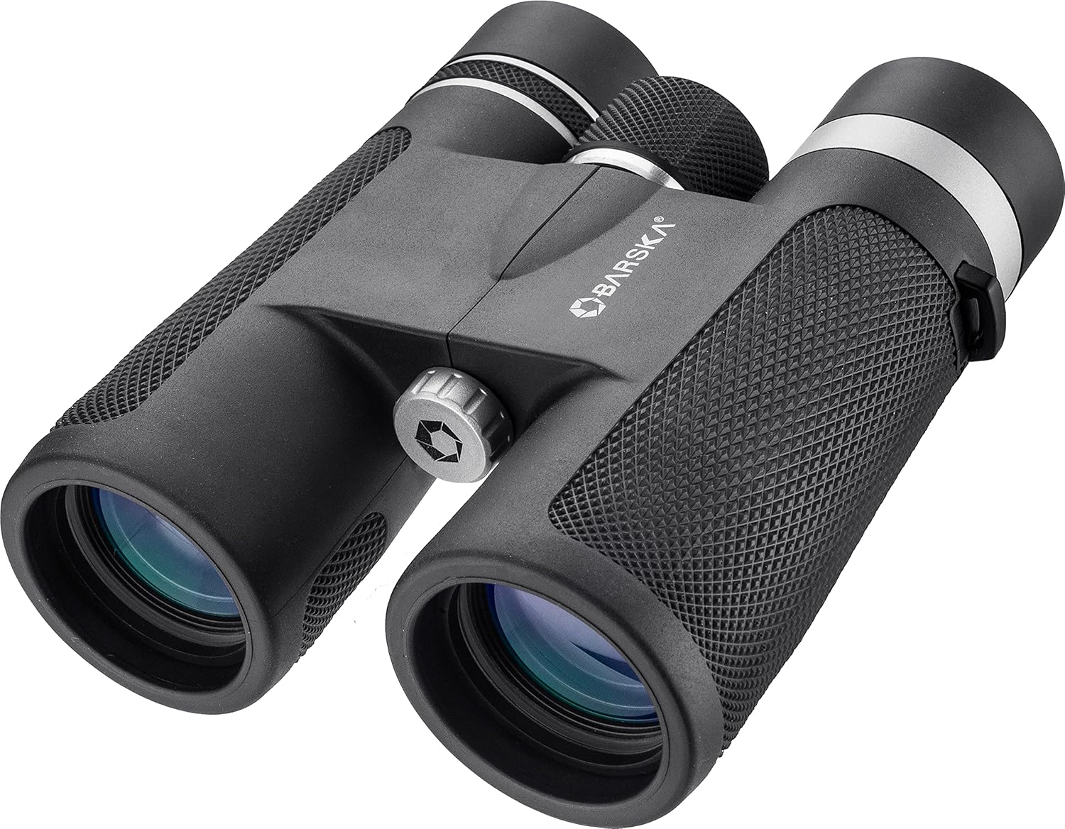 Barska Lucid View Compact Binoculars - Roof Prisms, Fully Coated Optics, Center Focus, Rubber Armor Grip – Lightweight for Hiking, Bird Watching, Travel